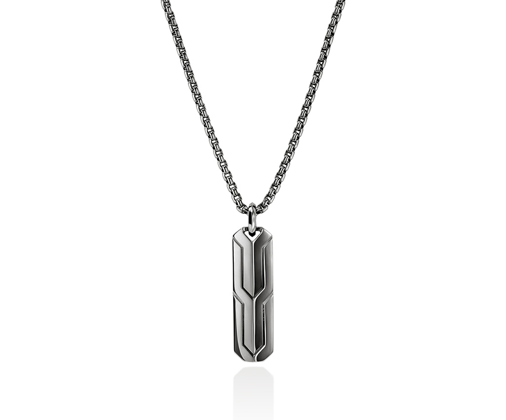 Icon 50 黑銠純銀項鏈